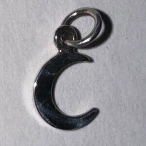 Tiny Crescent Moon Pendant